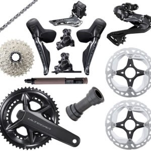 Shimano Gruppo ULTEGRA Di2 R8170-P 2x12 velocità Powermeter disco 160/160mm